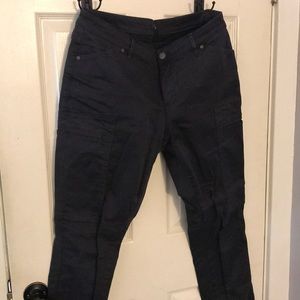 prAna Sz 12 charcoal utility/cargo pant